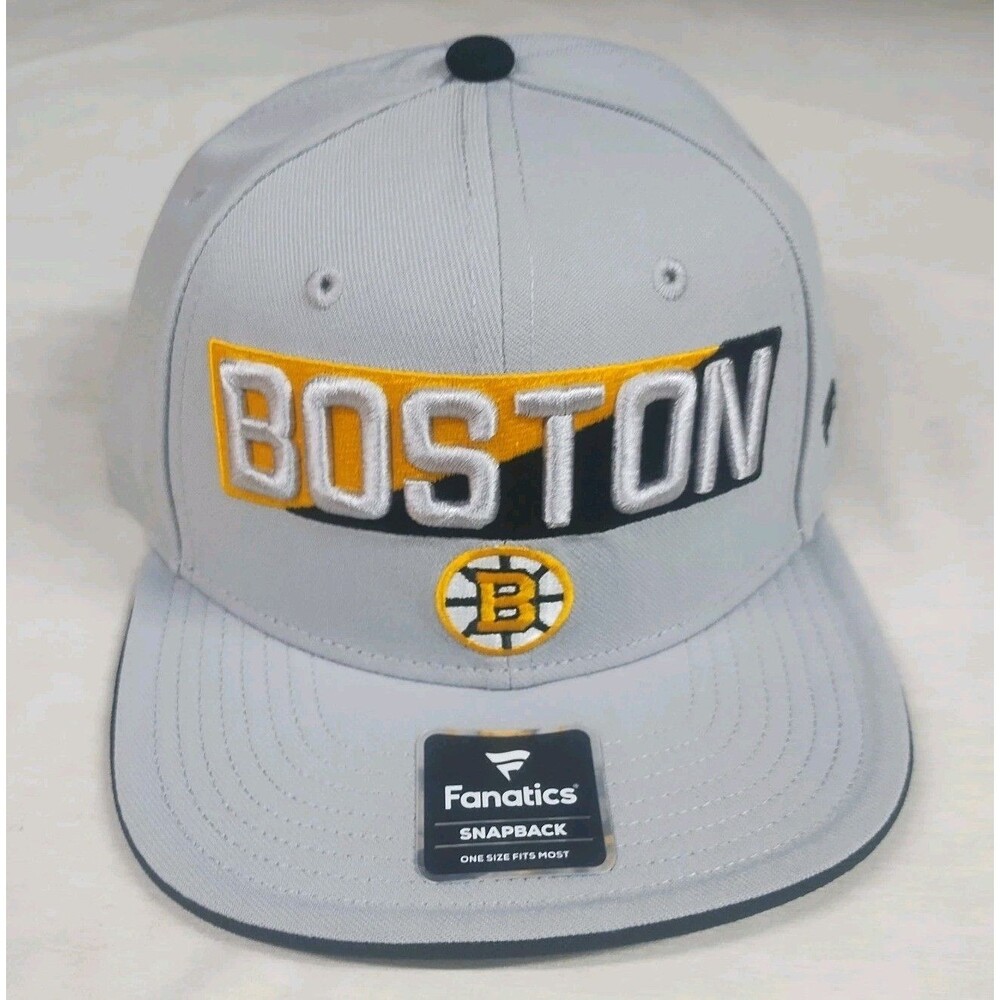 Fanatics Boston Bruins NHL Snapback Cap One Size NEW